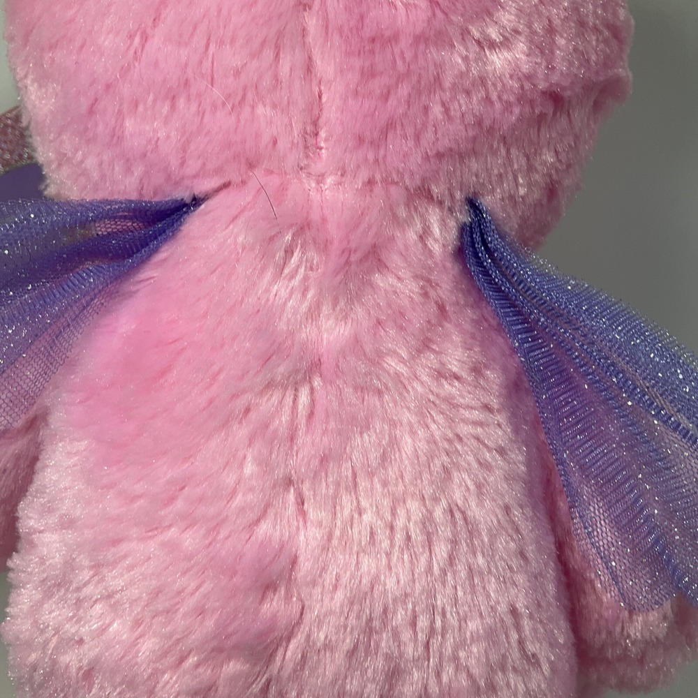 Build a Bear Pink Fairy Butterfly‎ Bear With Wings 15" Soft Stuffed Plush BAB - Picture 8 of 16